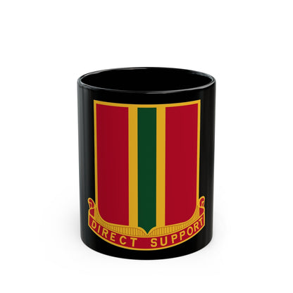 637th Field Artillery Battalion (U.S. Army) Black Coffee Mug-11oz-The Sticker Space