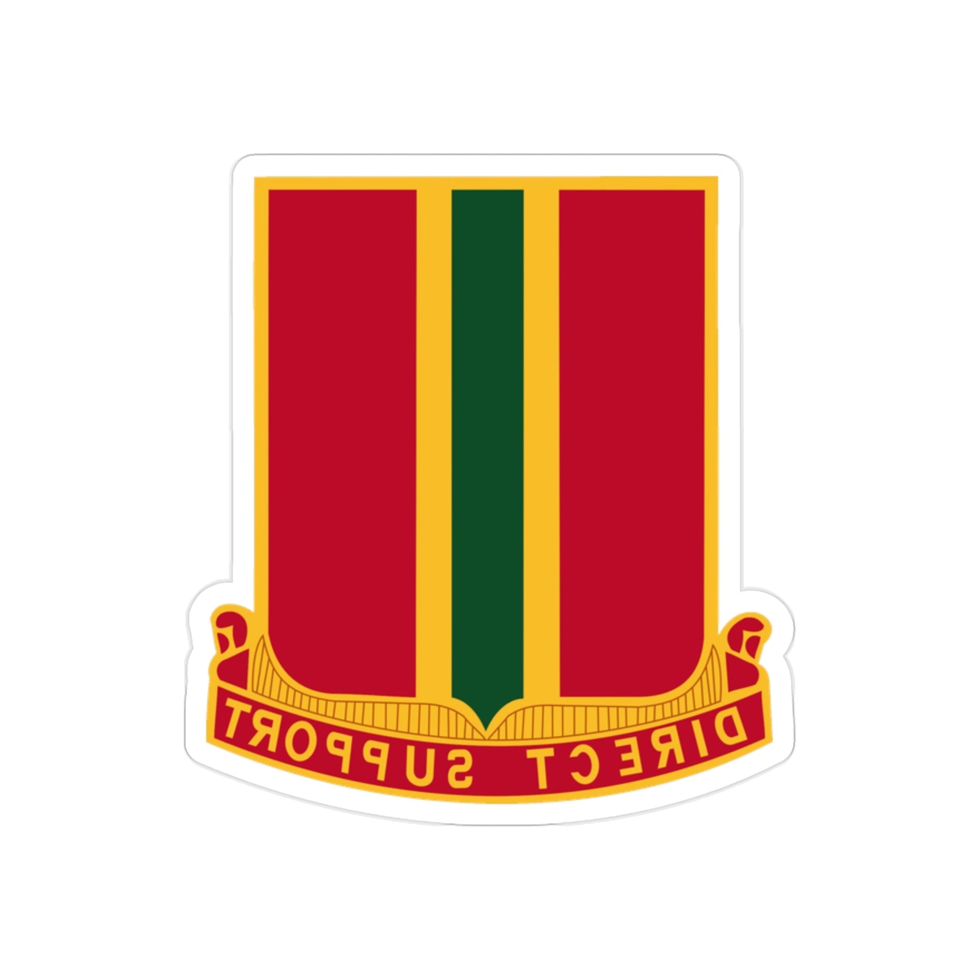 637th Field Artillery Battalion (U.S. Army) REVERSE PRINT Transparent STICKER-2 Inch-The Sticker Space