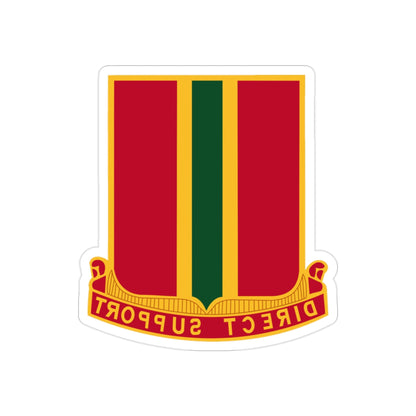 637th Field Artillery Battalion (U.S. Army) REVERSE PRINT Transparent STICKER-2 Inch-The Sticker Space