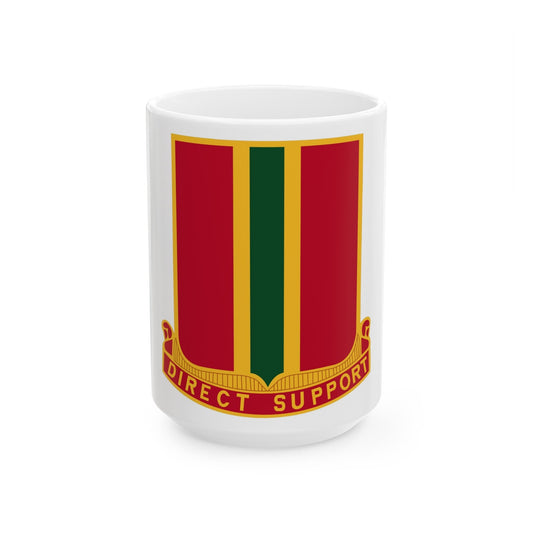 637th Field Artillery Battalion (U.S. Army) White Coffee Mug-15oz-The Sticker Space