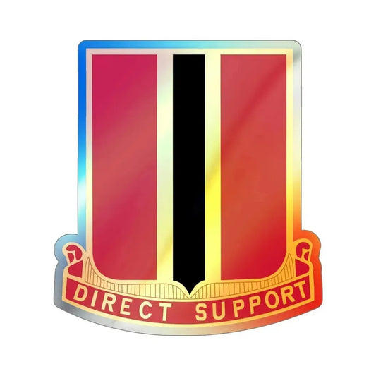 637th Field Artillery Battalion (U.S. Army) Holographic STICKER Die-Cut Vinyl Decal 6 Inch Holographic - The Sticker Space