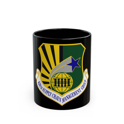 638 Supply Chain Management Group AFMC (U.S. Air Force) Black Coffee Mug-11oz-The Sticker Space