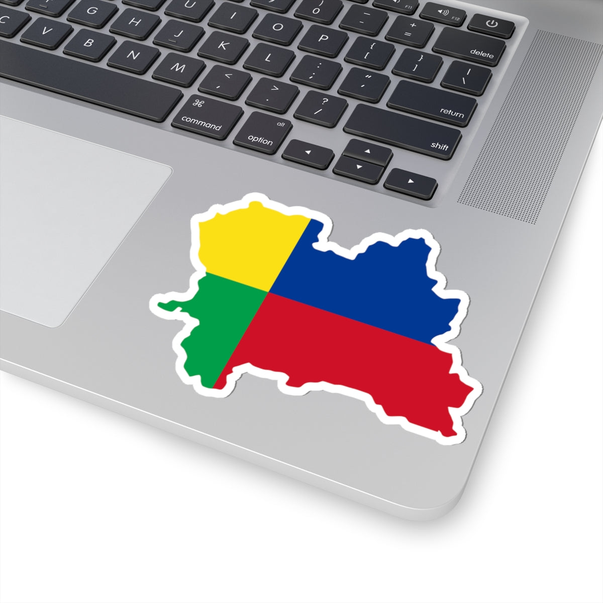 Flag Map Of The Zilina Region (Slovakia) STICKER Vinyl Kiss-Cut Decal