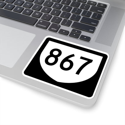 PR urban primary 867 (Puerto Rico) (Road Sign) STICKER Vinyl Kiss-Cut Decal