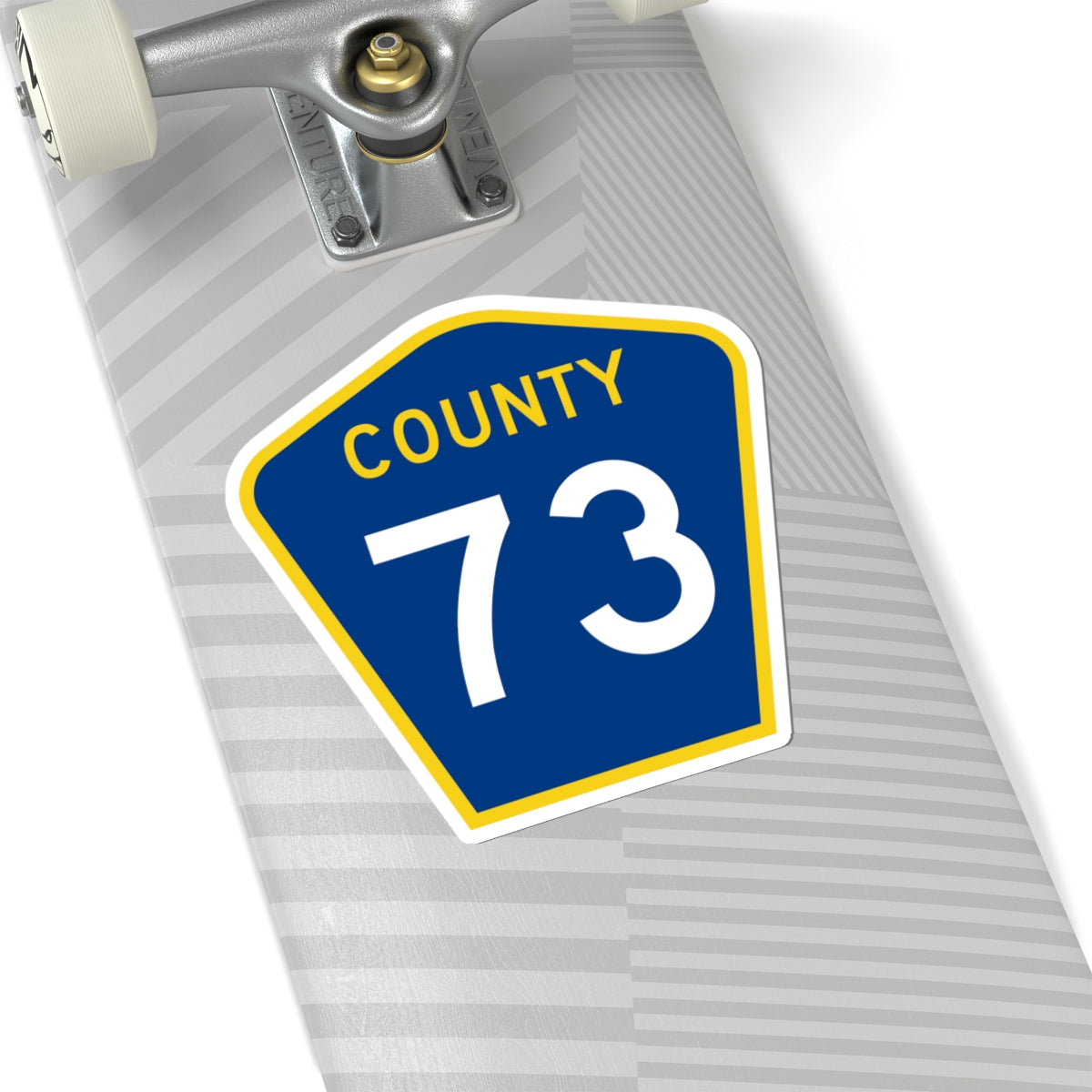 County 73 MN (Minnesota) (Road Sign) STICKER Vinyl Kiss-Cut Decal