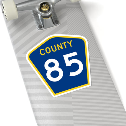 County 85 MN (Minnesota) (Road Sign) STICKER Vinyl Kiss-Cut Decal