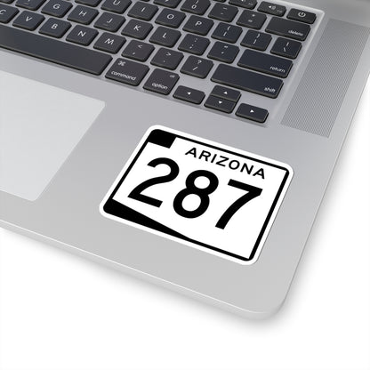 Arizona 287 (Arizona) (Road Sign) STICKER Vinyl Kiss-Cut Decal