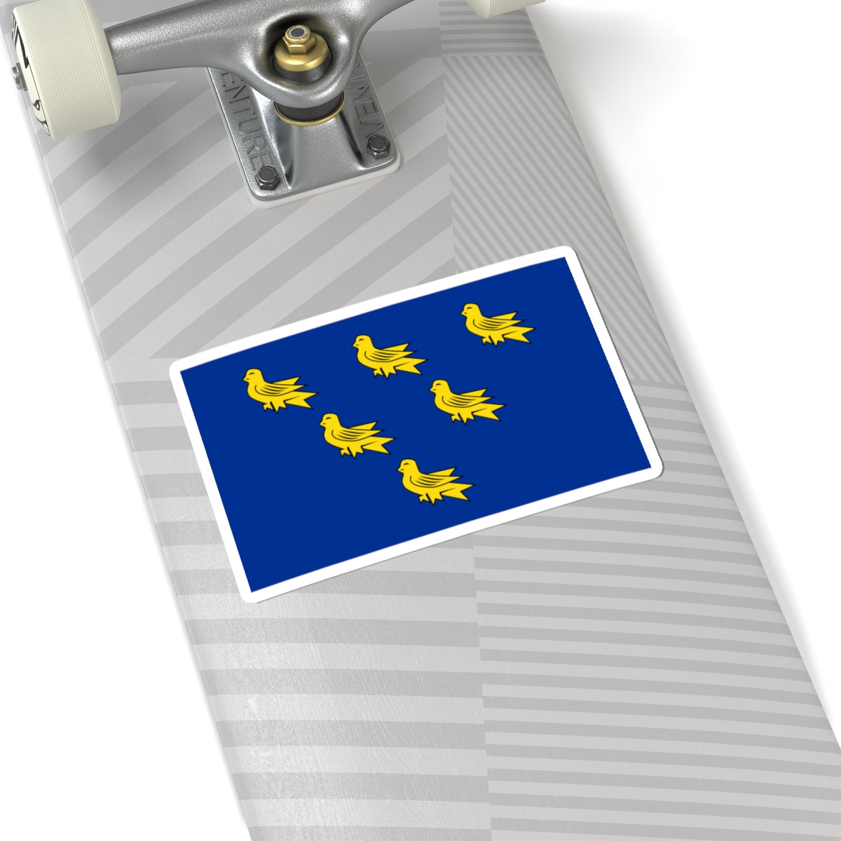 Flag of Sussex (England) STICKER Vinyl Kiss-Cut Decal