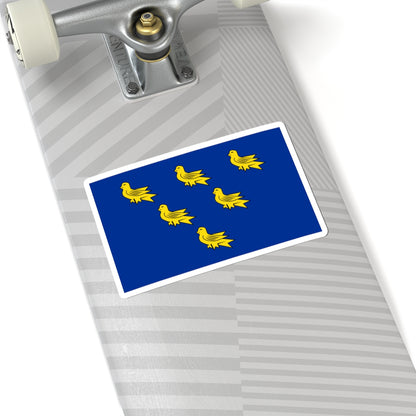 Flag of Sussex (England) STICKER Vinyl Kiss-Cut Decal
