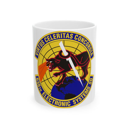 638th Electronic Systems Squadron (U.S. Air Force) White Coffee Mug-11oz-The Sticker Space