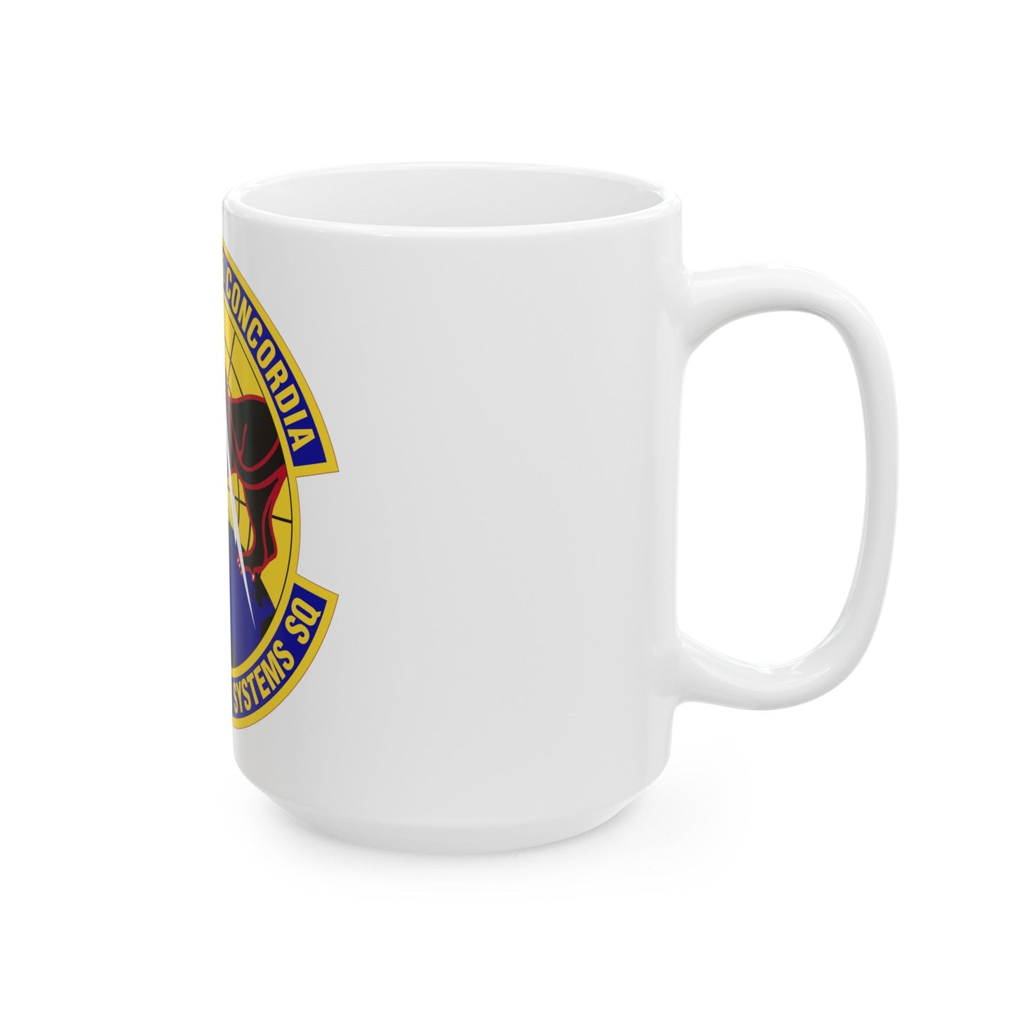 638th Electronic Systems Squadron (U.S. Air Force) White Coffee Mug-The Sticker Space