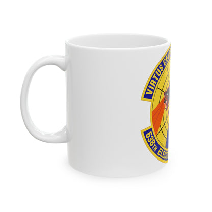 638th Electronic Systems Squadron (U.S. Air Force) White Coffee Mug-The Sticker Space