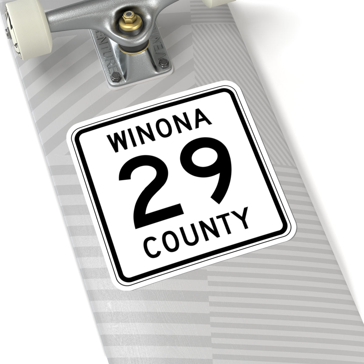 Winona County Route 29 MN (Minnesota) (Road Sign) STICKER Vinyl Kiss-Cut Decal