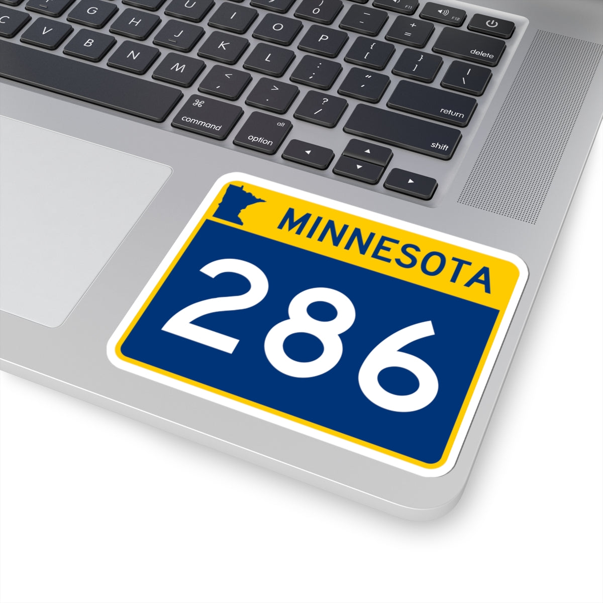 MN-286 wide (Minnesota) (Road Sign) STICKER Vinyl Kiss-Cut Decal