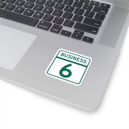 MD Route 6 Business (Maryland) (Road Sign) STICKER Vinyl Kiss-Cut Decal