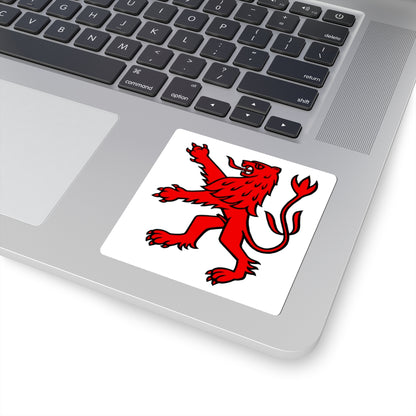 CHE Bremgarten Flag (Switzerland) STICKER Vinyl Kiss-Cut Decal