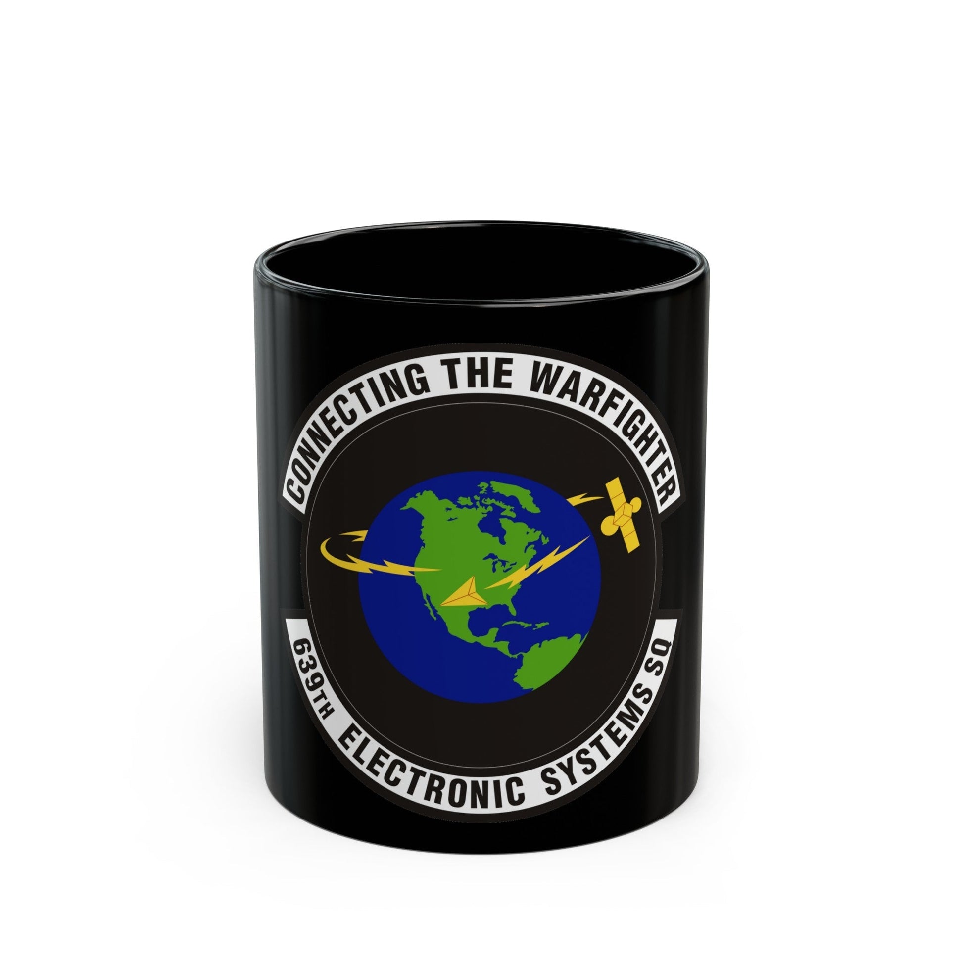 639th Electronic Systems Squadron (U.S. Air Force) Black Coffee Mug-11oz-The Sticker Space