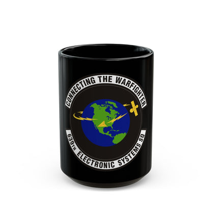 639th Electronic Systems Squadron (U.S. Air Force) Black Coffee Mug-15oz-The Sticker Space