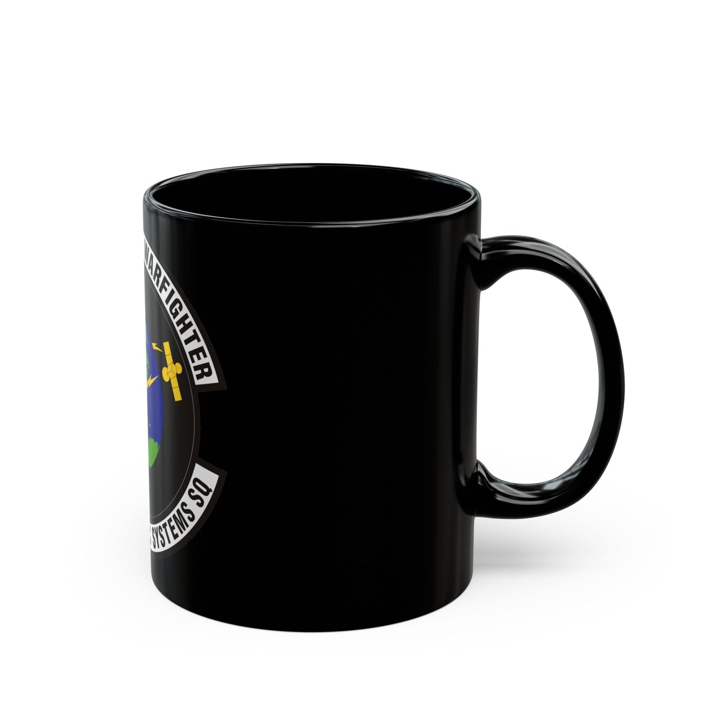 639th Electronic Systems Squadron (U.S. Air Force) Black Coffee Mug-The Sticker Space