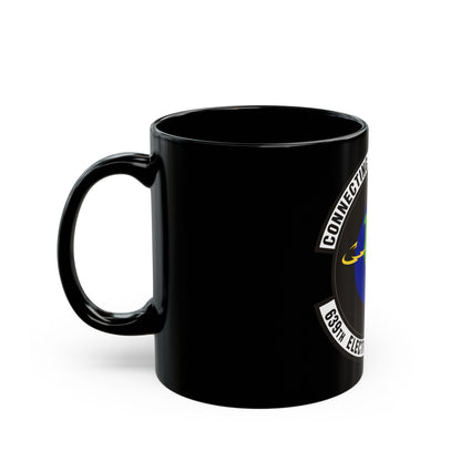 639th Electronic Systems Squadron (U.S. Air Force) Black Coffee Mug-The Sticker Space