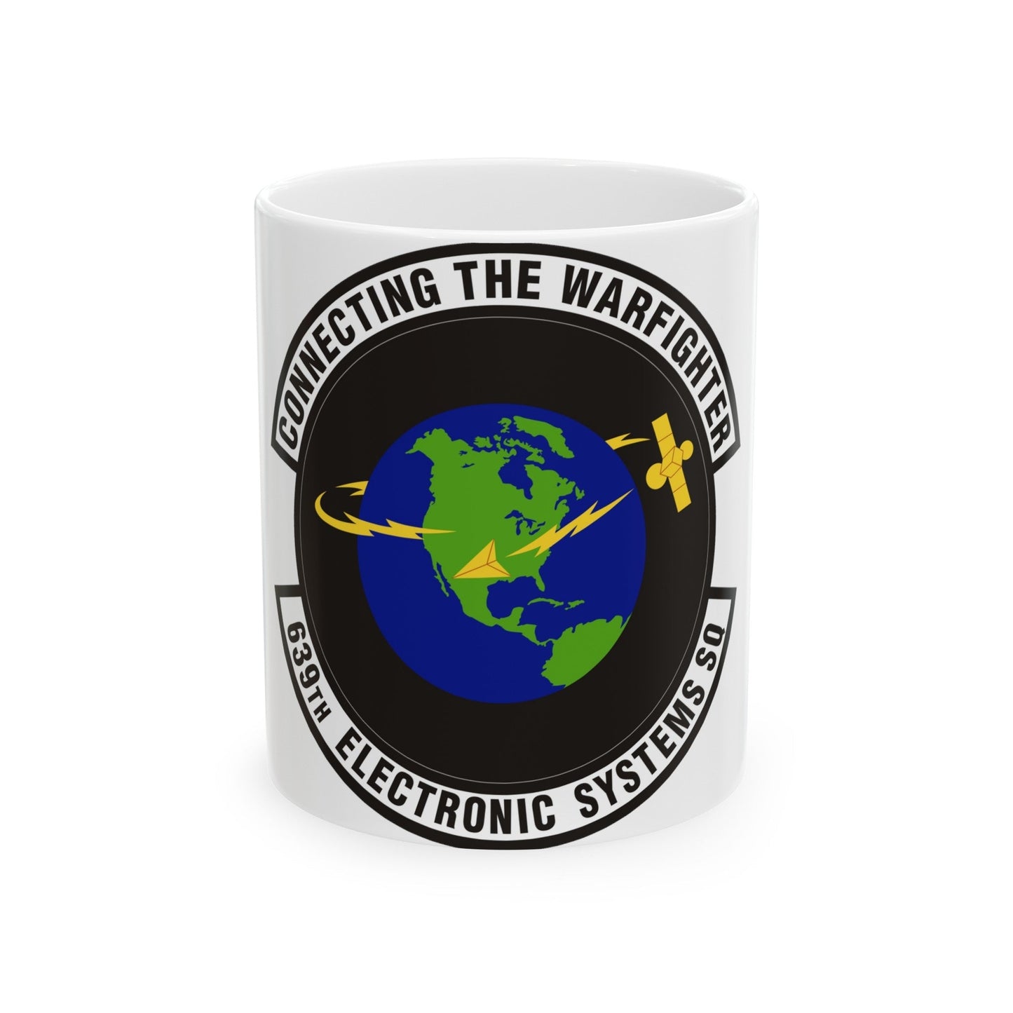 639th Electronic Systems Squadron (U.S. Air Force) White Coffee Mug-11oz-The Sticker Space