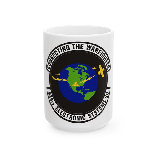 639th Electronic Systems Squadron (U.S. Air Force) White Coffee Mug-15oz-The Sticker Space