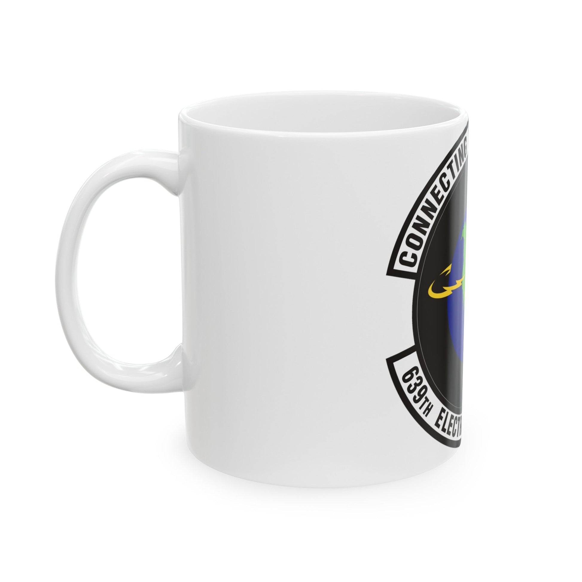 639th Electronic Systems Squadron (U.S. Air Force) White Coffee Mug-The Sticker Space