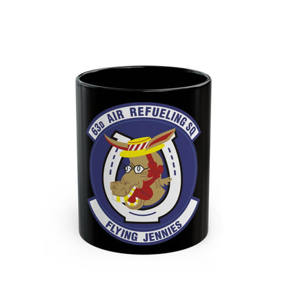 63d Air Refueling Squadron (U.S. Air Force) Black Coffee Mug-11oz-The Sticker Space