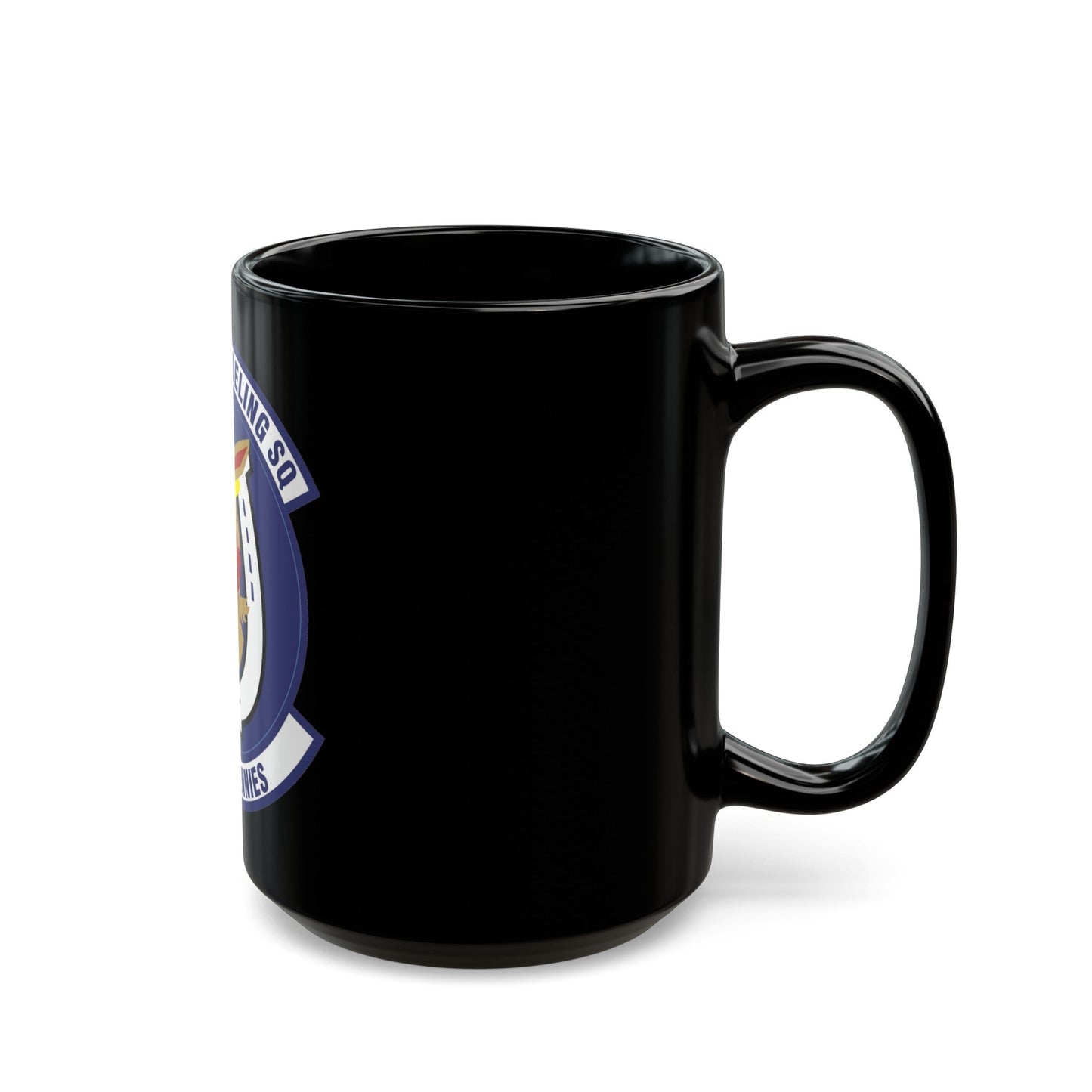 63d Air Refueling Squadron (U.S. Air Force) Black Coffee Mug-The Sticker Space