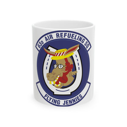 63d Air Refueling Squadron (U.S. Air Force) White Coffee Mug-11oz-The Sticker Space