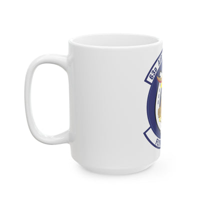 63d Air Refueling Squadron (U.S. Air Force) White Coffee Mug-The Sticker Space