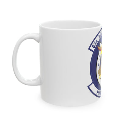 63d Air Refueling Squadron (U.S. Air Force) White Coffee Mug-The Sticker Space