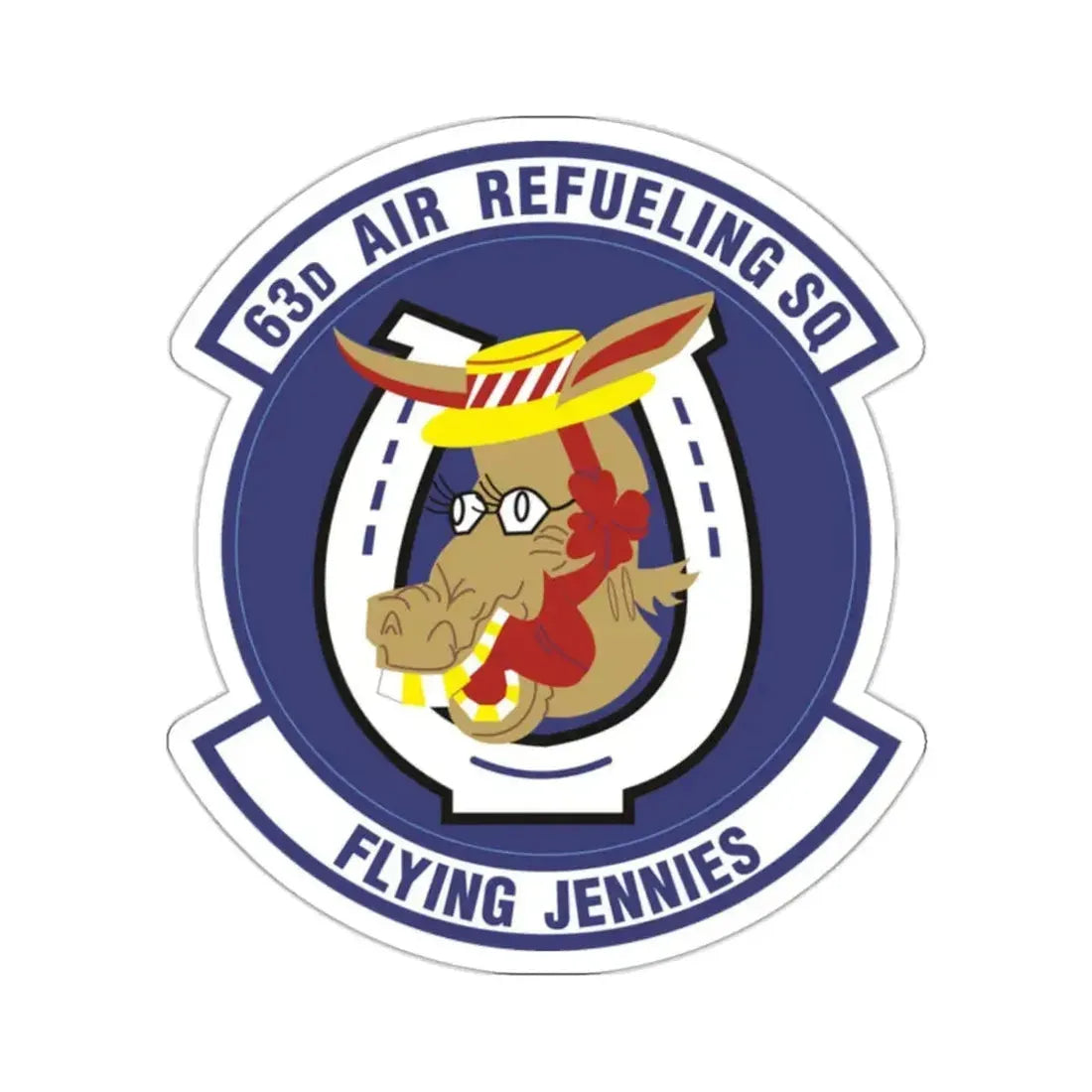 63d Air Refueling Squadron (U.S. Air Force) STICKER Vinyl Kiss-Cut Decal - The Sticker Space