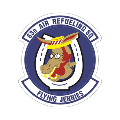 63d Air Refueling Squadron (U.S. Air Force) STICKER Vinyl Kiss-Cut Decal - The Sticker Space