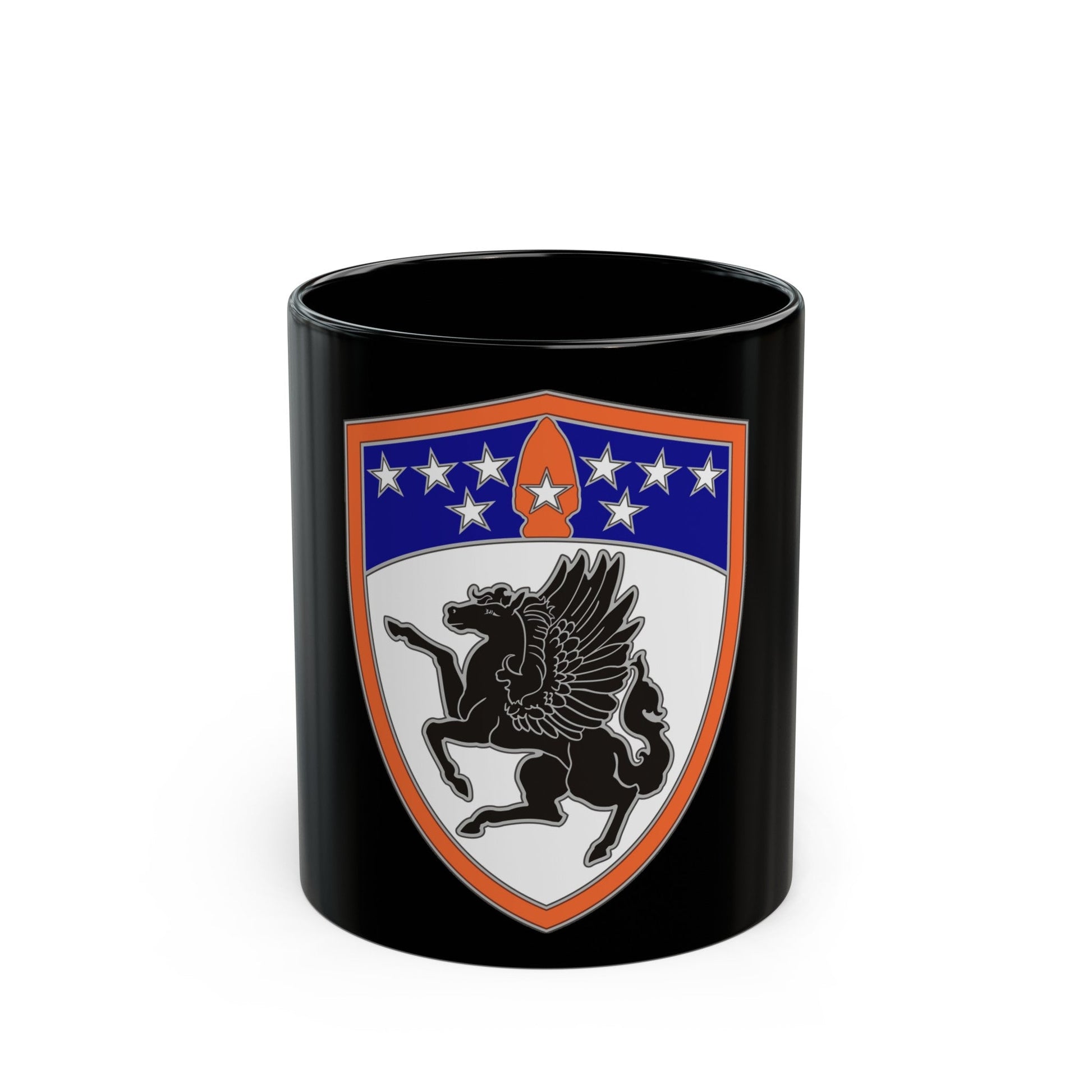 63rd Aviation Brigade (U.S. Army) Black Coffee Mug-11oz-The Sticker Space