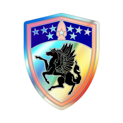 63rd Aviation Brigade (U.S. Army) Holographic STICKER Die-Cut Vinyl Decal-2 Inch-The Sticker Space