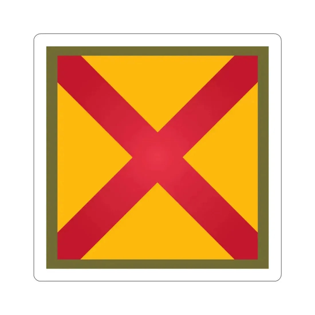 63rd Cavalry Division (U.S. Army) STICKER Vinyl Die-Cut Decal 4 Inch - The Sticker Space