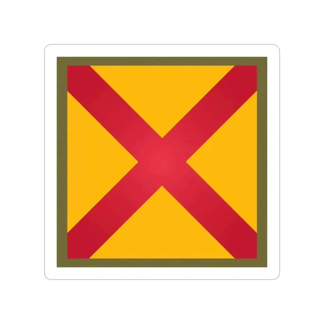 63rd Cavalry Division (U.S. Army) Transparent STICKER Die-Cut Vinyl Decal 2 Inch - The Sticker Space