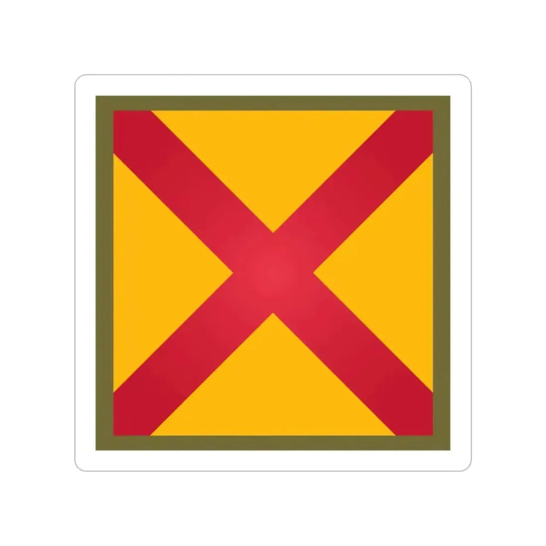 63rd Cavalry Division (U.S. Army) Transparent STICKER Die-Cut Vinyl Decal 2 Inch - The Sticker Space