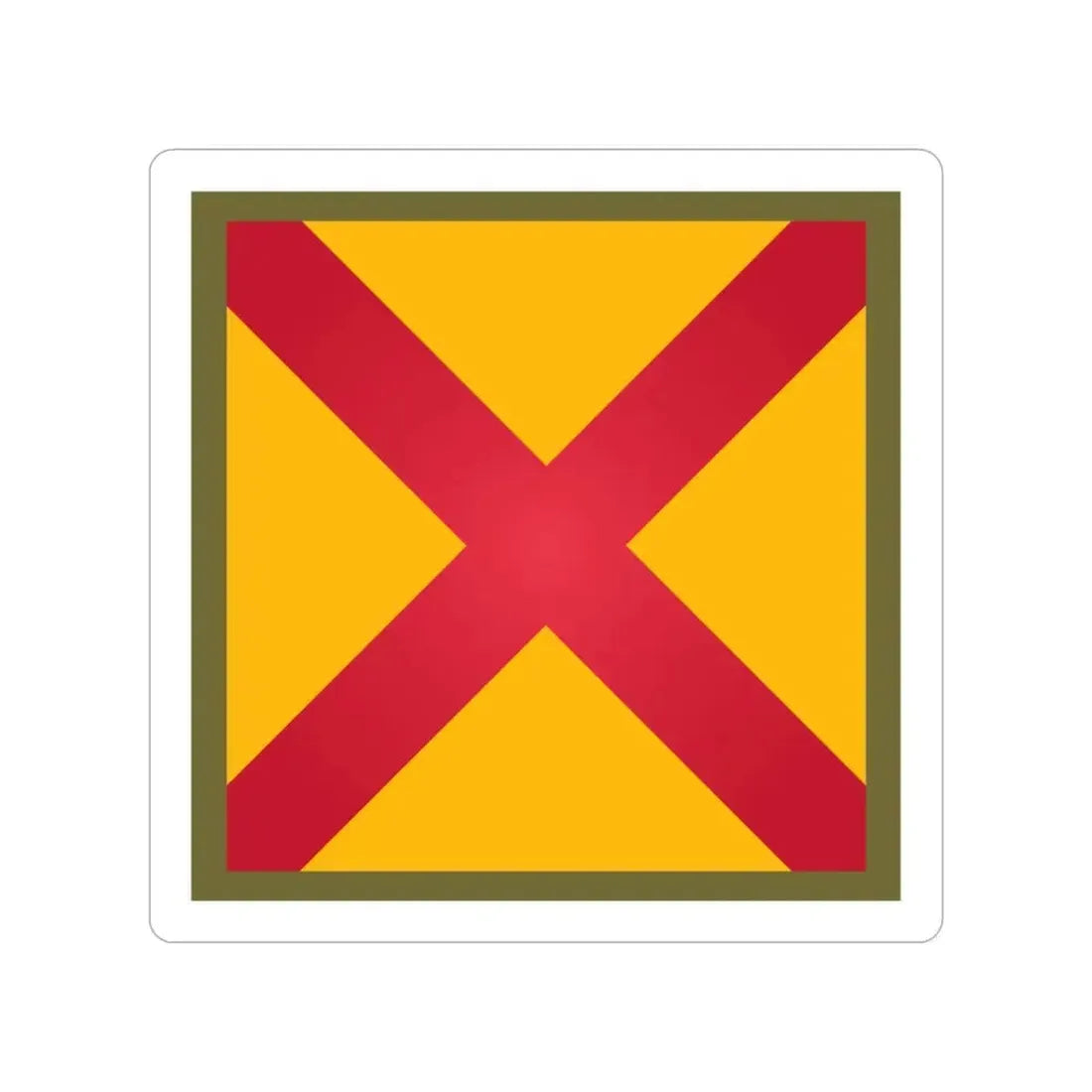 63rd Cavalry Division (U.S. Army) Transparent STICKER Die-Cut Vinyl Decal 3 Inch - The Sticker Space