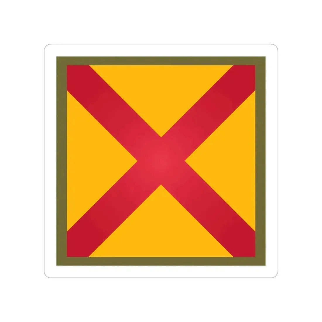 63rd Cavalry Division (U.S. Army) Transparent STICKER Die-Cut Vinyl Decal 4 Inch - The Sticker Space