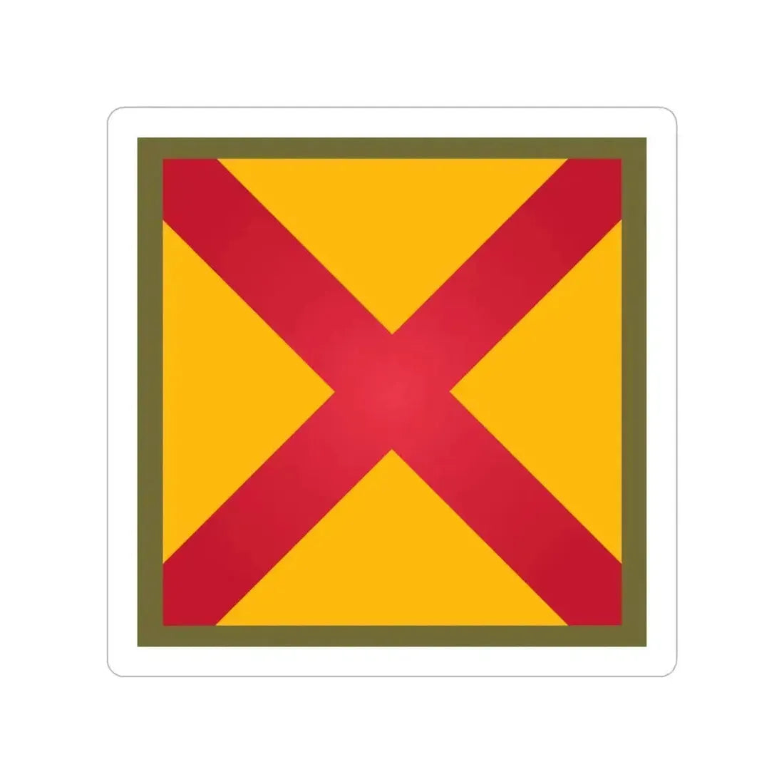 63rd Cavalry Division (U.S. Army) Transparent STICKER Die-Cut Vinyl Decal 6 Inch - The Sticker Space