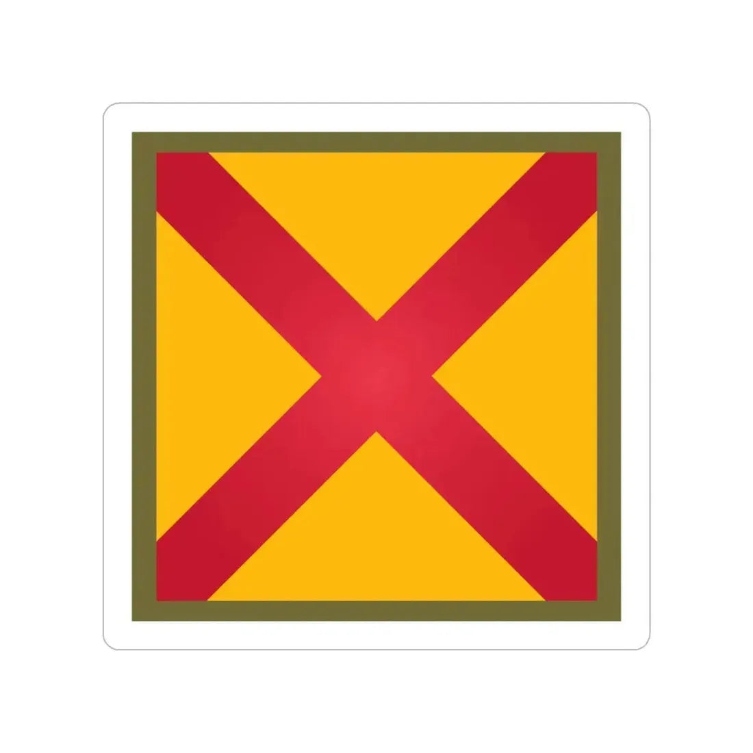 63rd Cavalry Division (U.S. Army) Transparent STICKER Die-Cut Vinyl Decal 6 Inch - The Sticker Space