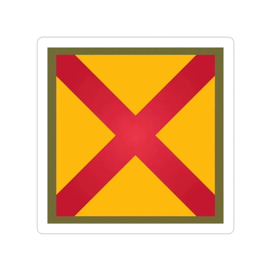 63rd Cavalry Division (U.S. Army) Transparent STICKER Die-Cut Vinyl Decal 6 Inch - The Sticker Space