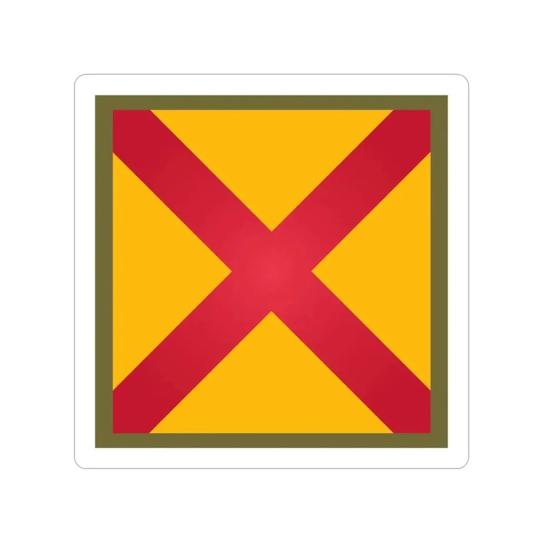 63rd Cavalry Division (U.S. Army) Transparent STICKER Die-Cut Vinyl Decal - The Sticker Space