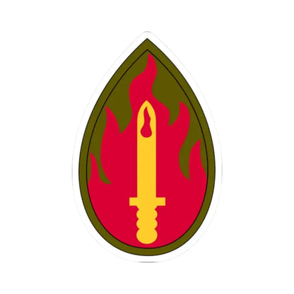 63rd Infantry Division SSI (U.S. Army) STICKER Vinyl Kiss-Cut Decal 2 Inch White - The Sticker Space