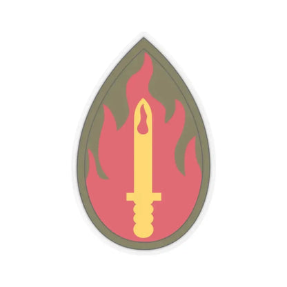 63rd Infantry Division SSI (U.S. Army) STICKER Vinyl Kiss-Cut Decal 6 Inch Transparent - The Sticker Space