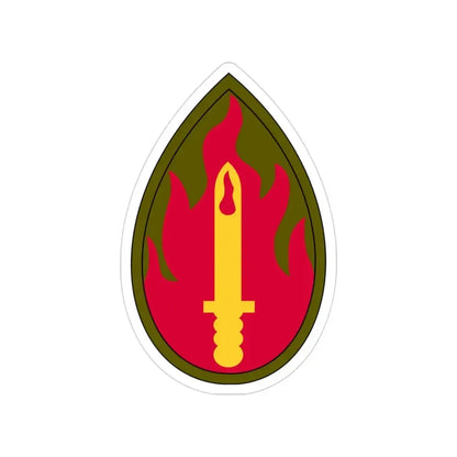 63rd Infantry Division SSI (U.S. Army) Transparent STICKER Die-Cut Vinyl Decal 3 Inch - The Sticker Space