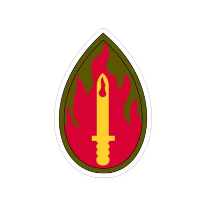 63rd Infantry Division SSI (U.S. Army) Transparent STICKER Die-Cut Vinyl Decal - The Sticker Space