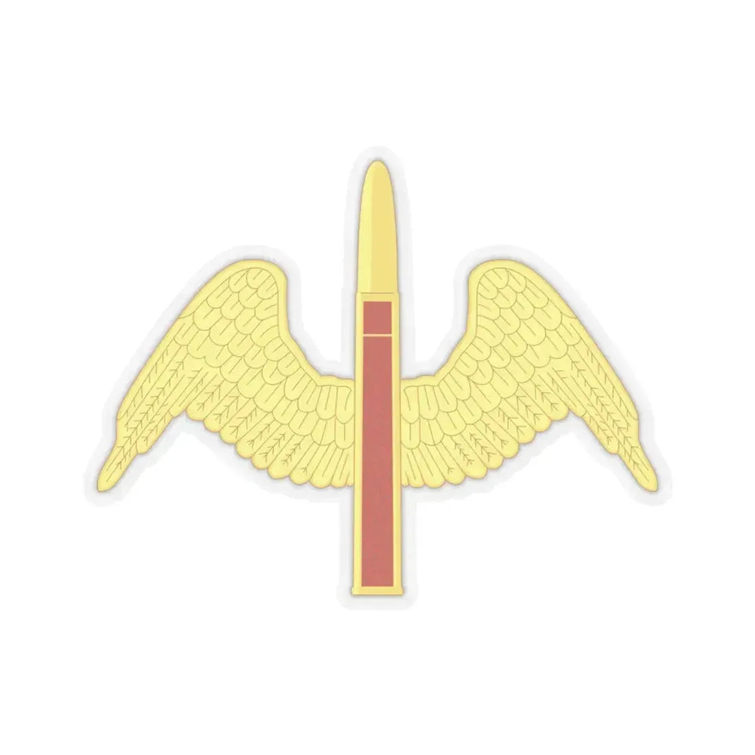 64 Antiaircraft Artillery Battalion (U.S. Army) STICKER Vinyl Kiss-Cut Decal 3 Inch Transparent - The Sticker Space